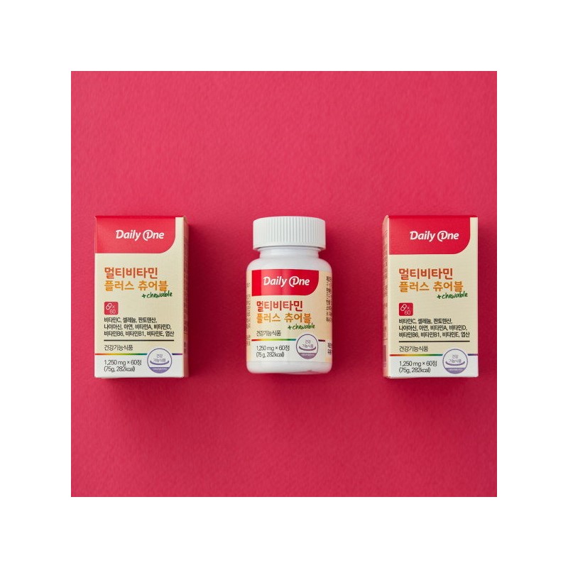 Daily One Multivitamin Plus Chewable Children's Multivitamin 1,250mg / 데일리원