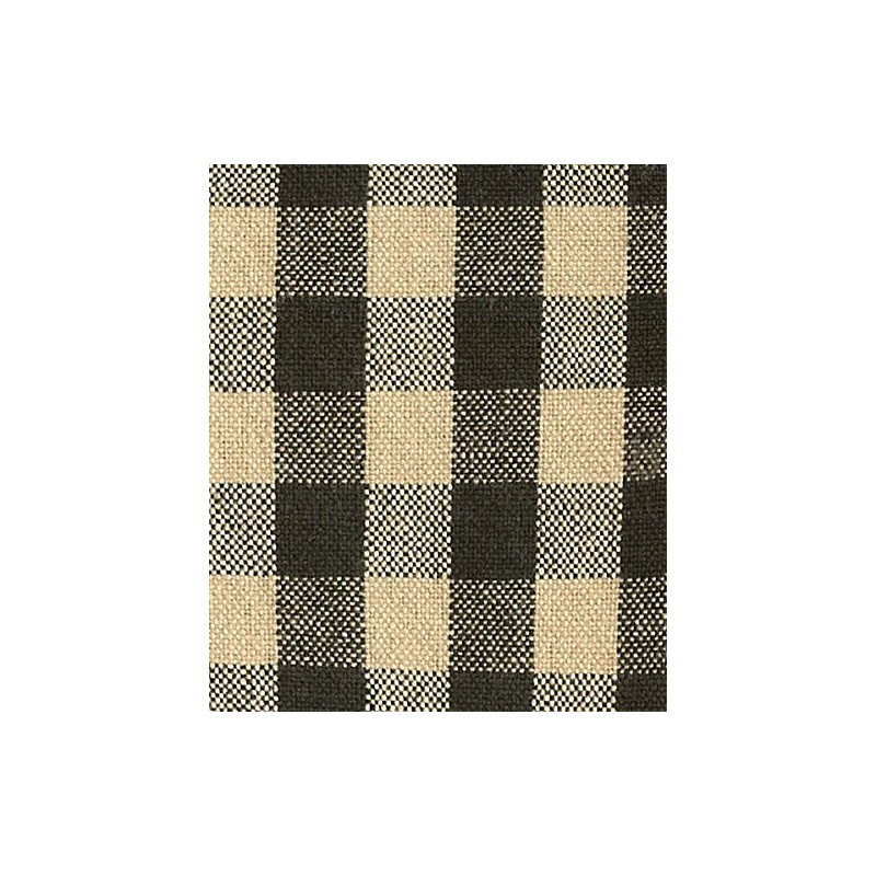 Heritage House Check Scalloped Black and Nutmeg 72" x 15.5"