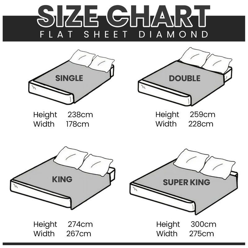 GC GAVENO CAVAILIA Easy Care Flat Sheet King Size -