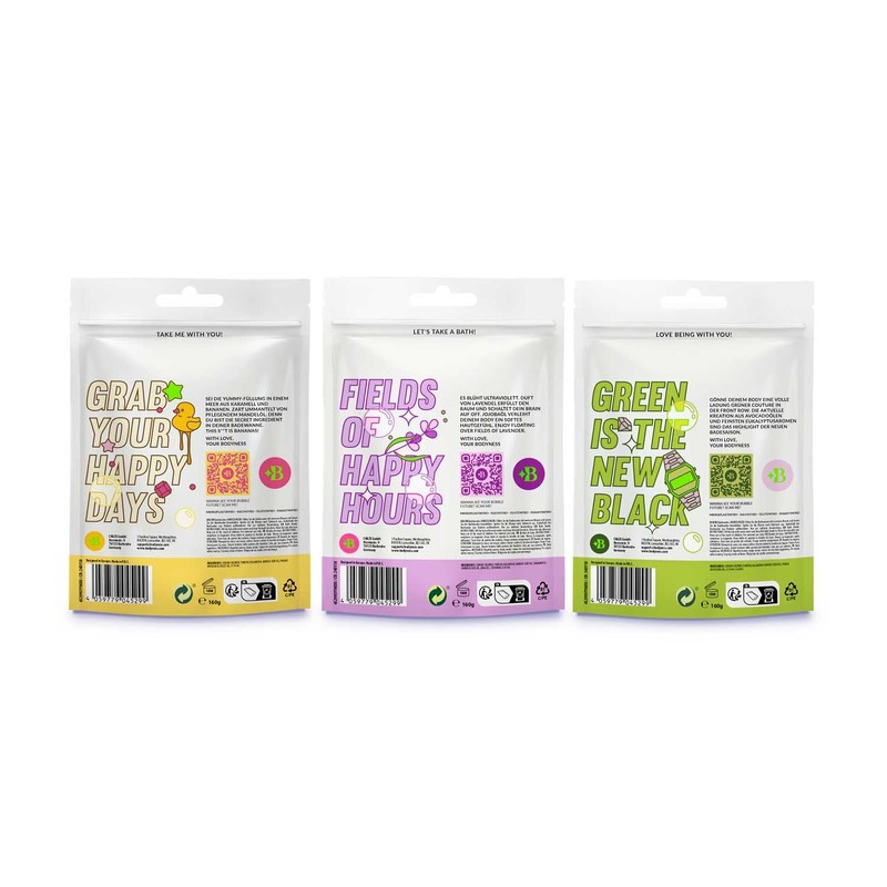 BODYNESS Bath Salts - Sali da bagno da 160 g,