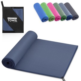 YC Kitchen Microfibre Towel, Quick-Absorbing Microfibre Fitness Towel, Suitable for Sports Towel, Travel Towel, Beach Towel, 40 x 80 cm