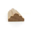 3/4" x 1 1/2" Red Oak Hardwood Panel Molding, Decorative