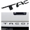 Insert Letters Emblem Tailgate Compatible with 2016-2023 (Black America Flag)