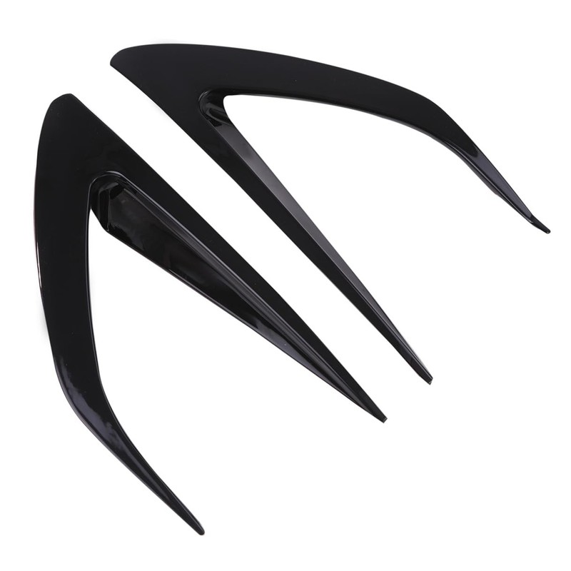 Mazda Front Fog Cover Left and Right Set ABS Black