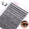 Fadlash Wispy Cluster Lashes DIY Individual Lashes 0.07 D Curl