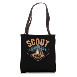 Scout Tent Camping Camper Scouting Scouts Tote Bag