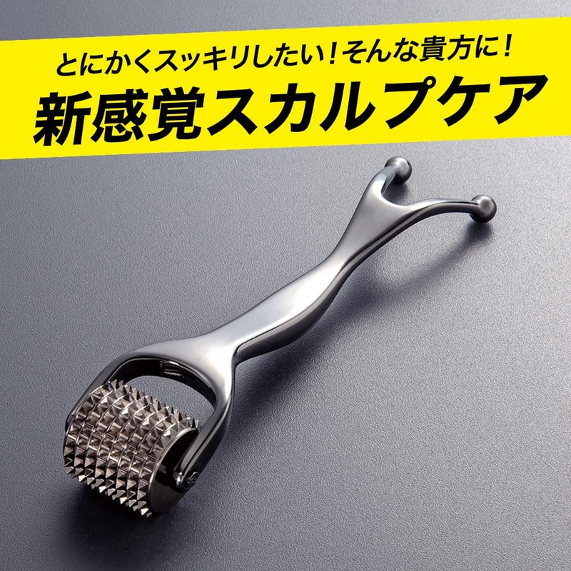 Alphax Roller Acupuncture Heat Transfer Scalp Roller for MEN
