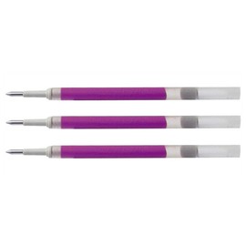 Pentel Pack of 3 Refills for LR7 Energel Liquid Roller Tip Pen 0.7 mm, Line 0.35 mm, Pink