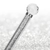 Qiuhome Crystal Paper Towel Holder Countertop Bling Silver Paper Towel