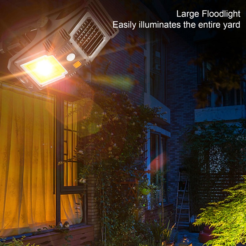 Clip On Solar Wall Lamp Motion Sensor Waterproof Portable Bug