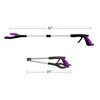 HPr-HPi 2-Pack Reacher Grabber Tool, Foldable Trash Picker Grabber, Trash