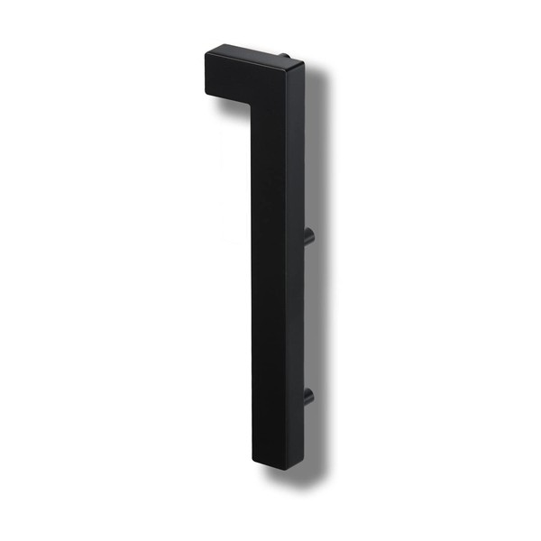 10'' House Number ELITE Oversized - Address - Big Large Home Numbers - Signs - Cast Aluminum - Modern and Contemporary - Black - Designed in Canada (#1)