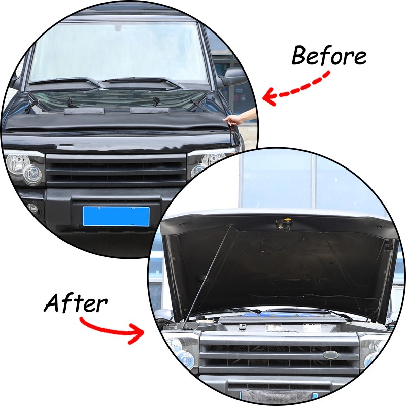 carcartrim-2022 Front Bug Shield Hood Deflector Nose Cover For Land