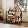 Hosfais Record Player Stand, 3 Tier Guitar Stand for Acoustic,