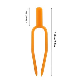 100Pcs Gardening Plant Fixing Clips, Reusable Plastic Stolons Fastening Vines Clamp Plant Stem Clips for Fixing Tomatoes, Vegetables, Cucumbers