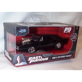 Jada FAST & FURI0US Dom's Dodge Charger 1970 Black F9 vehicle car 1:32 scale diecast model