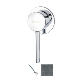 Mezcladora Cromada Monomando para Regadera con Cubierta de Acero Inoxidable, GRATIS Toallita Limpiadora (Microfibra)