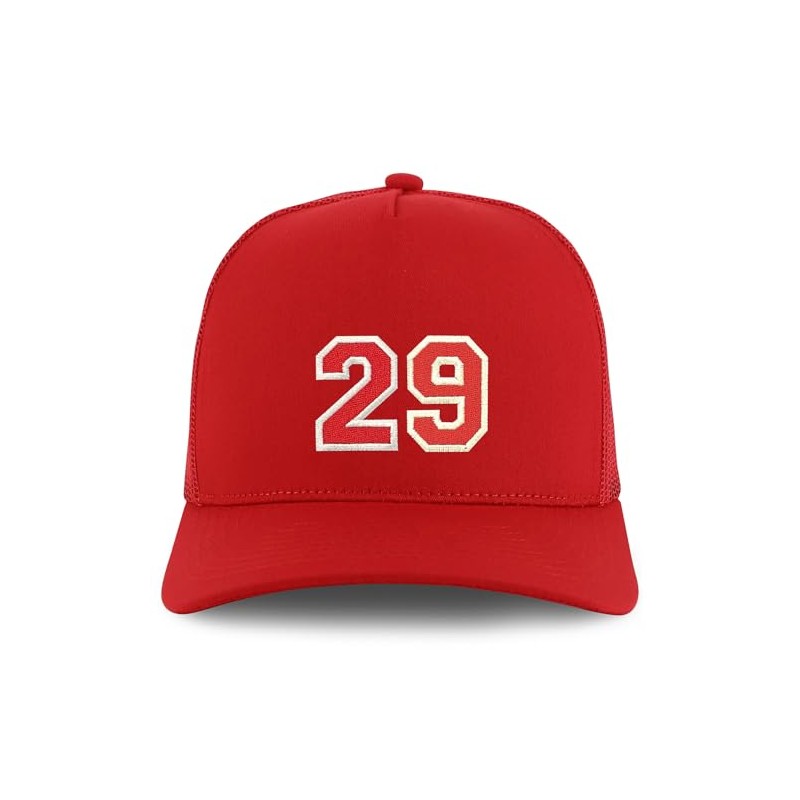 Trendy Apparel Shop Number 29 Varsity Font Embroidered 5 Panel