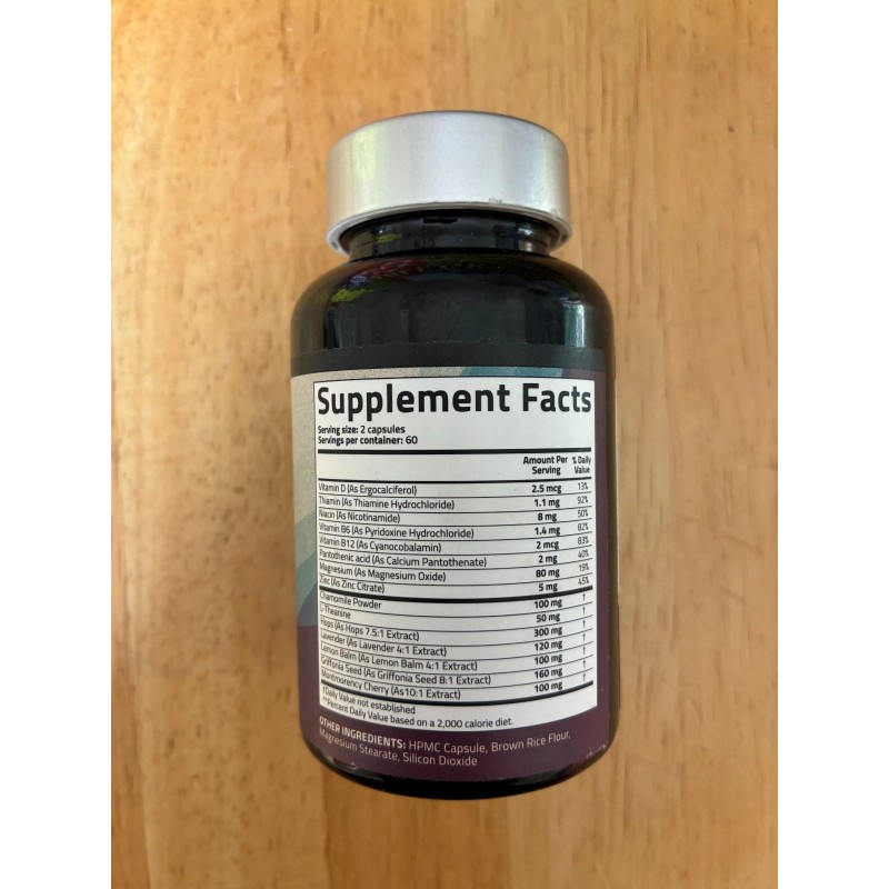 TDN Nutrition Elite Series Night Complex 120 Capsules Calm Sleep