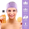 Whaline Spa Facial Headband 4 Packs Head Wrap Terry Cloth