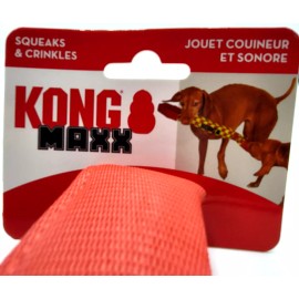 KONG Maxx Lg Squeaky Crinkle Tug & Fetch Dog Toy 23"