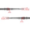 Honda Rear Axle Shaft for Honda TRX300FW Fourtrax 300 4X4