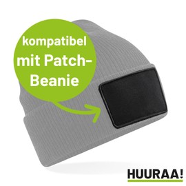 Huuraa Beanie-Patch Ehrenfrau Jugendwort Geschenk Black für Mütze Ehrenfrau Präsent