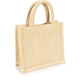 Jute Instead of Plastic Original JB1415XXS Jute Bag XXS Extra Small Natural Gift Bag Fair and Sustainable (3), natural