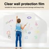 Clear Contact Paper Roll Self-Adhesive Kitchen Backsplash Wall Protector 23.6in