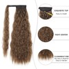 Stamped Glorious Long Corn Wave Ponytail Extension Magic Paste Heat