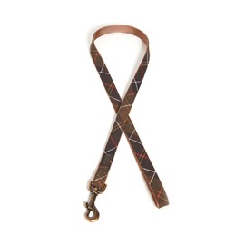 Barbour Men's Tartan Webbing Dog Lead, Classic Tartan, Plaid, Brown, One Size