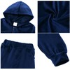 Girls Velour Hoodie Clothes Set Zipper Jogger 2 Pieces Outfits