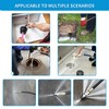 3 PCs Sewer Jetter Nozzle for Pressure Washer, Stainless Steel