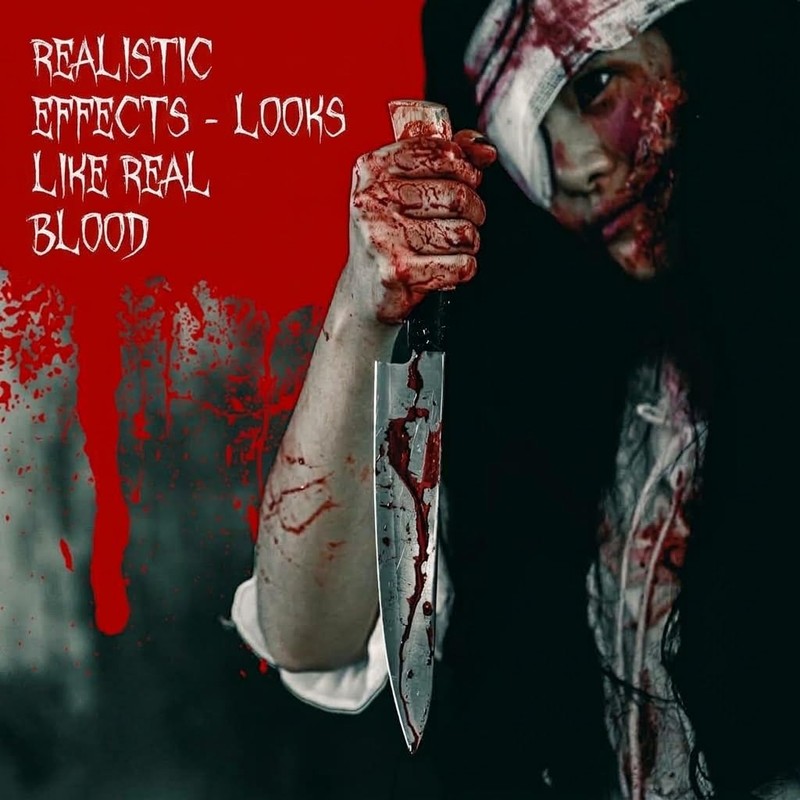 Halloween Fake Blood 500 ml I Washable I for Skin,