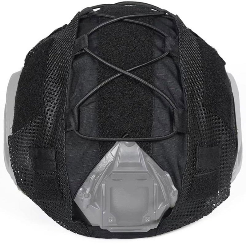 Black Tactical Fast Helmet Cover for Airsoft Combat Helmets MH/BJ/PJ