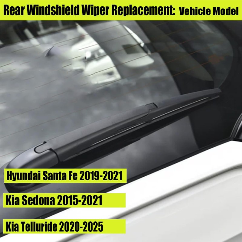 12-inch Rear Windshield Wiper Blade, Replacement for Hyundai Santa Fe