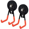 ULIBERMAGNET Magnetic Hooks Heavy Duty,Anti-Scratch Rubber Coated Magnet Hooks for
