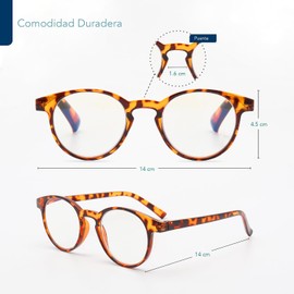 Magma Life Lentes para Computadora y Lectura: Paquete de 5 Lentes con Tecnología Blue Light y Armazones en Varios Colores Clásicos, Gafas para Hombre y Mujer