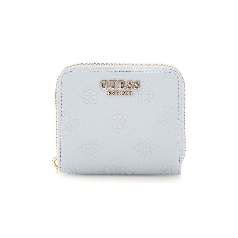 GUESS Cresidia SLG Zip Around Wallet S Powder Blue, powderblue