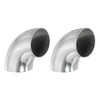 PATIKIL 2 Inch OD Stainless Steel Butt, 4 Pack 90