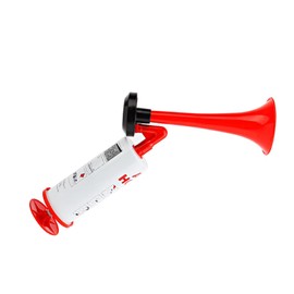 SOULONG Handheld Air Horn Loud Safety Horn Portable Air Pump Noise Maker with Aluminum ABS Material for Marine Fire Alarm Camping Sports Events