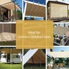 GUARD SHIELD Beige Tarp Heavy Duty Waterproof 6x8 Feet Outdoor