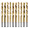 sourcing map 10pcs Brad Point Drill Bit 6mm(15/64") Dia Straight