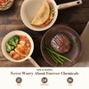 Kitchen Academy 12-Piece Induction Cookware Set, Nonstick Granite Pots and