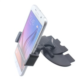 Car Mount CD Slot Holder Compatible with Motorola Moto G Power 5G (2024,2023,2022,2021,2020), Cradle Swivel Dock Strong Grip CD Player Slot