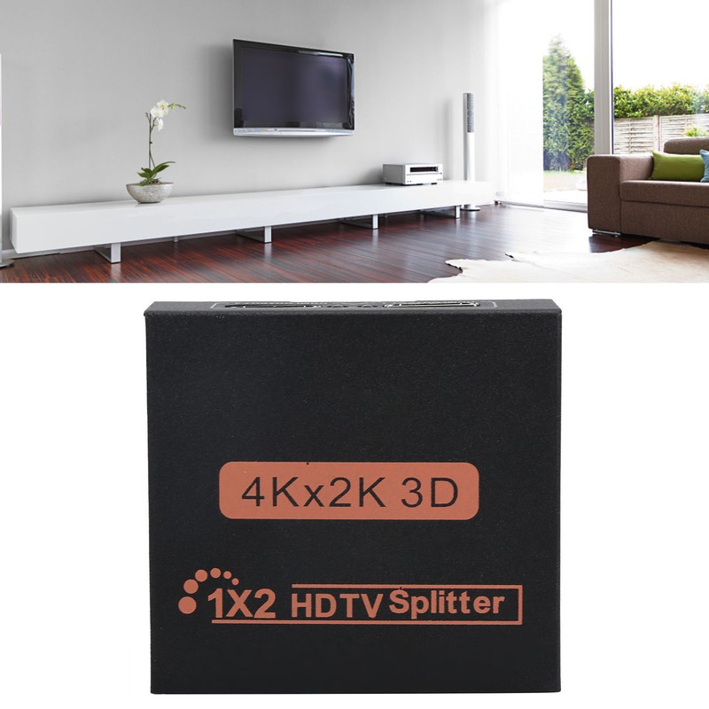 High Definition Multimedia Interface Splitter 4Kx2K 1‑In 2‑Out Computer Accessories