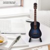WPKD BLUEIY Miniature Guitar Replica,Wooden Handcrafted Mini Guitar Model with