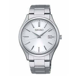 Seiko Selection S Series Watch, Pair Solar (Men's), Dial: White, Men's