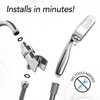 Handheld Shower Head with Hose, Detachable Shower Head With 5