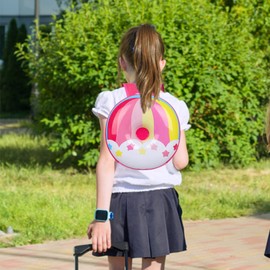 Baby Cartoon Backpack Unisex Waterproof Round Nursery Bag Two Way Zipper Backpack A Dog His Pack And Backpacks, c, One Size